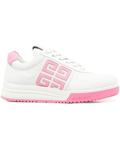 Givenchy G4 Leather Sneakers - Pink