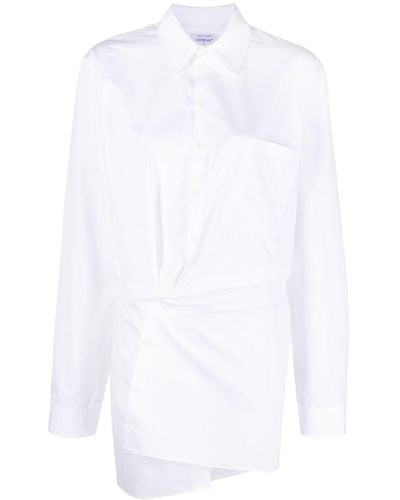 Off-White c/o Virgil Abloh Cotton Shirt Dress - White