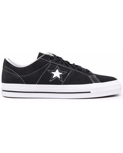 Converse One Star Suede Low-top Trainers - Black