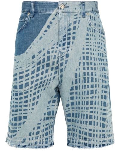 Loewe-Paulas Ibiza Denim Shorts - Blue