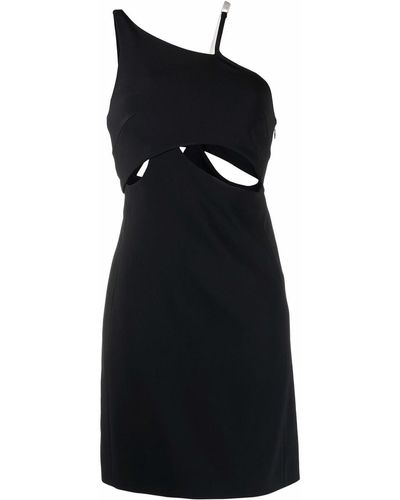 Givenchy Asymmetric Cocktail Dress - Black