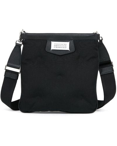 Maison Margiela Glam Slam Sport Flat Messenger Bag - Black