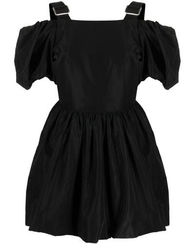 Simone Rocha Puff Sleeve Mini Dress - Black