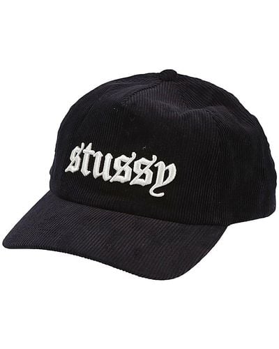 Stussy Logo Baseball Cap - Black