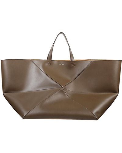 Loewe Handbag With Logo - Brown