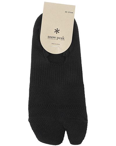 Snow Peak Tabi Cotton Blend Socks - Black