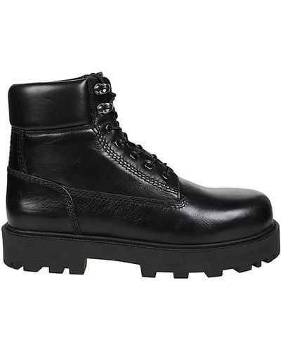 Givenchy Lace-up Boots - Black