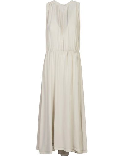 CRI.DA Silk Midi Dress - White