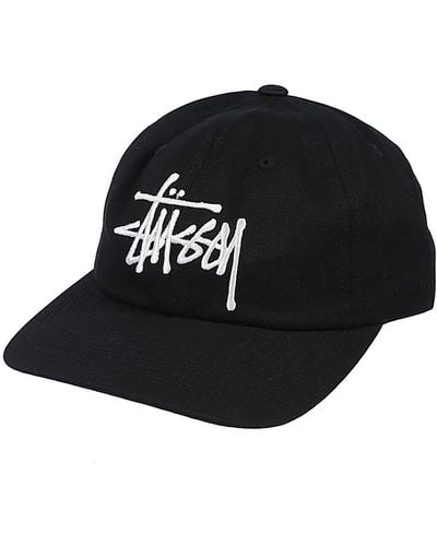 Stussy Logo Baseball Cap - Black
