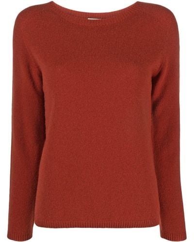 Max Mara Cashmere Crewneck Sweater - Red
