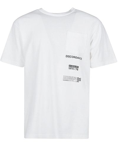 Children of the discordance Printed Cotton T-shirt - White