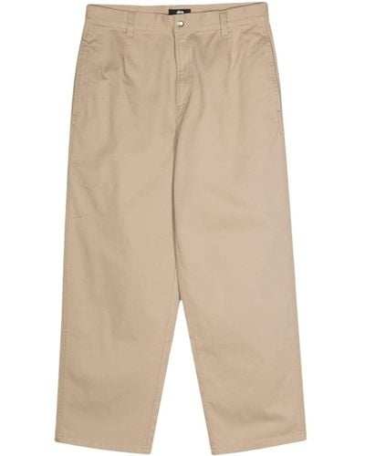 Stussy Cotton Trousers - Natural