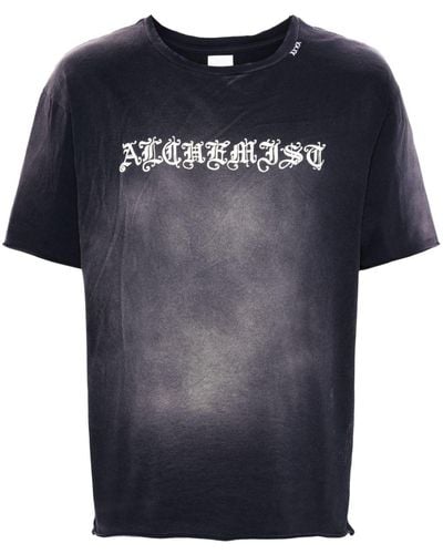 Alchemist Logo Cotton T-shirt - Blue