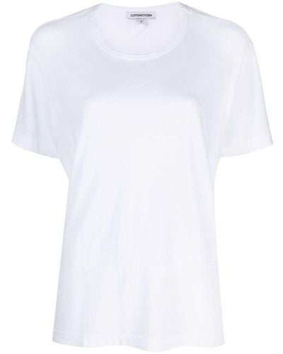 Cotton Citizen Round-neck Cotton T-shirt - White