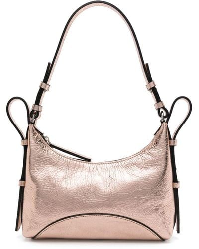 Zanellato Metallic Leather Shoulder Bag - Pink