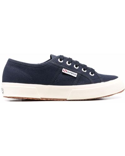 Superga Logo-tag Low Top Trainers - Blue