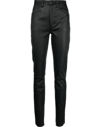 3x1 Kaya Leather Pants - Black