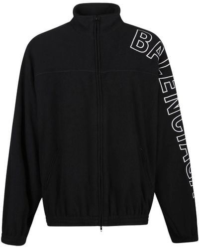 Balenciaga Outline Track Jacket - Black