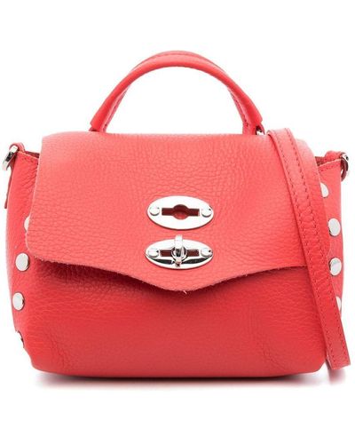 Zanellato Mini Postina Daily Leather Handbag - Red