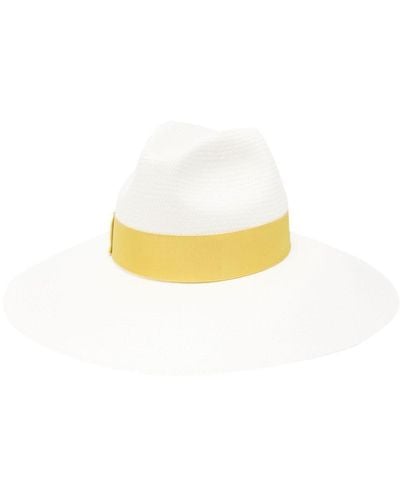 Borsalino Sophie Straw Panama Hat - Yellow