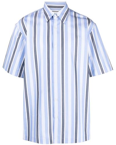Dries Van Noten Striped Shirt - Blue