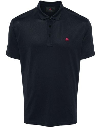 Peuterey Logo Cotton Polo Shirt - Blue