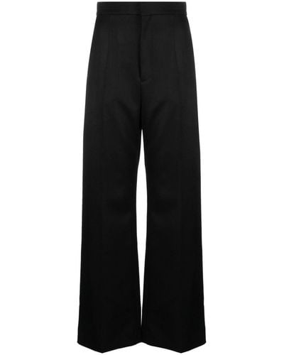 Loewe Wool High Waisted Pants - Black