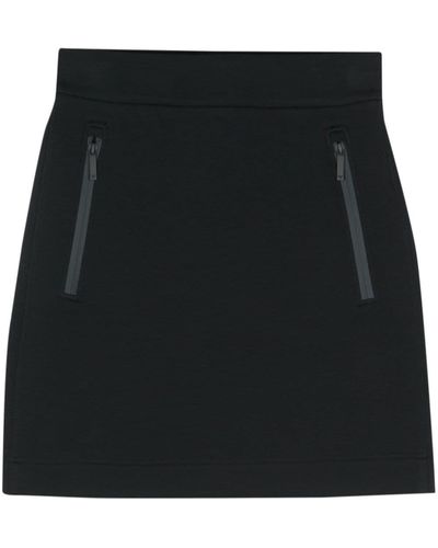 Emporio Armani Logo-appliqué Mini Skirt - Black