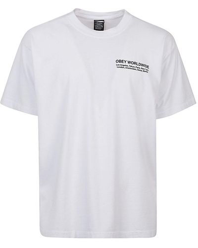 Obey Worldwide T-shirt - White