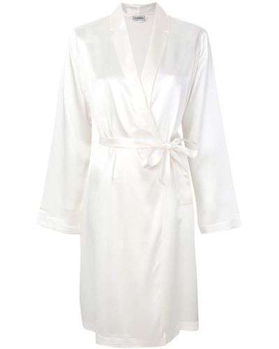 La Perla Short Robe - White