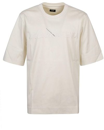 Fendi T-shirt Made In - White