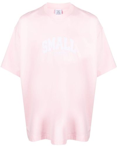 Vetements Logo T-shirt - Pink