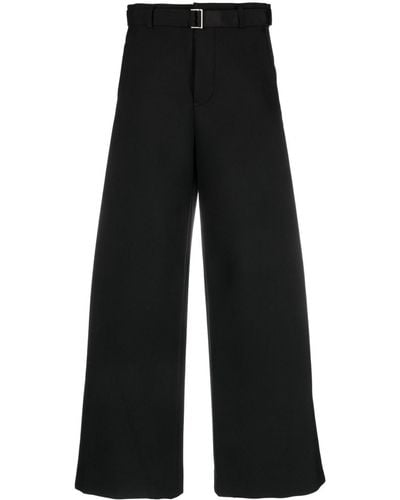 Sacai Suiting Bonding Tailored Trousers - Black