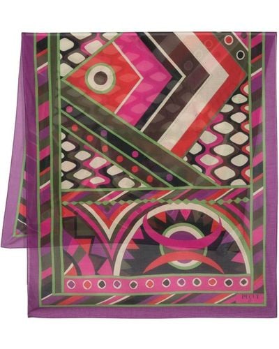 Emilio Pucci Printed Cotton Cover Up - Pink