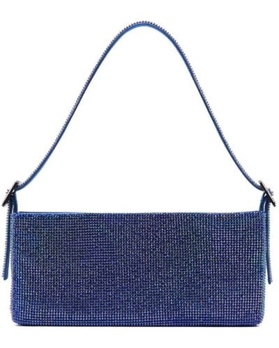 Benedetta Bruzziches Your Best Friend La Grande Crystal-embellished Handbag - Blue