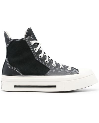 Converse Chuck 70 De Luxe Squared Hi Sneakers - Black