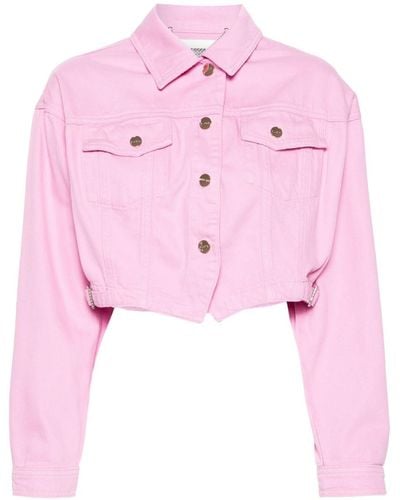 Blugirl Blumarine Jacket With Logo - Pink