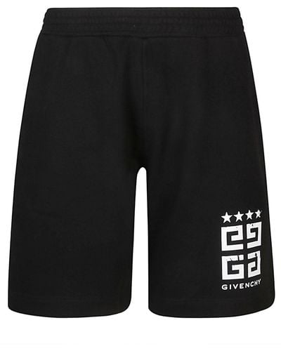 Givenchy Bermuda Shorts With Logo - Black