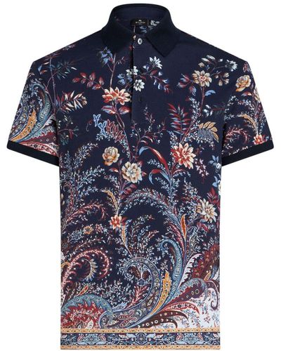 Etro Rome Polo - Blue