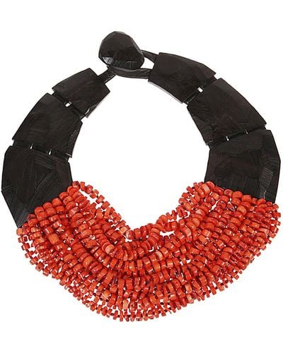 Monies Corals Necklace - Red