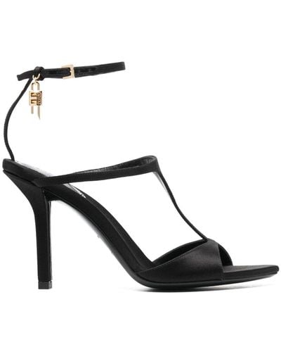 Givenchy G Lock Leather Sandals - Black
