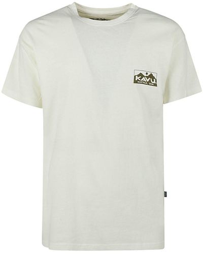 Kavu Floatboat Cotton T-shirt - White