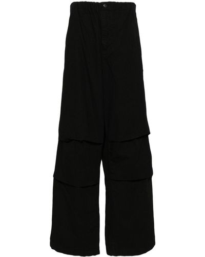 Maison Mihara Yasuhiro Pleated Wide-leg Pants - Black