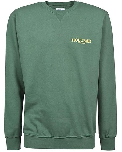 Holubar Logo Crewneck Sweatshirt - Green