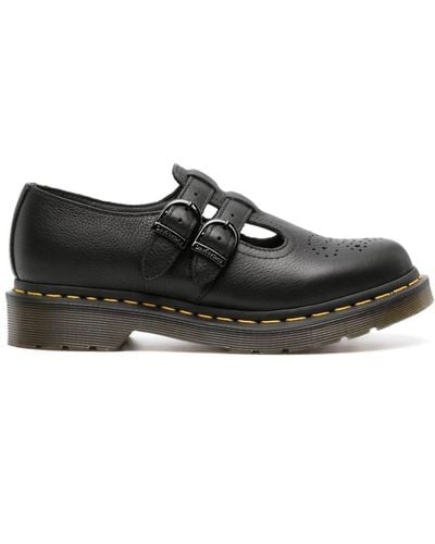 Dr. Martens Virginia Leather Mary Janes - Black