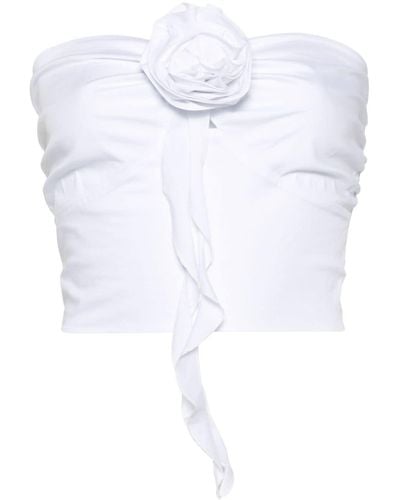 Blugirl Blumarine Top With Logo - White