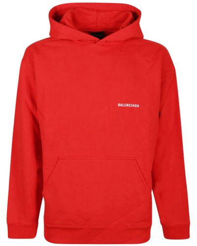 Balenciaga Sweatshirt With Logo - Red