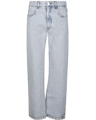Fendi Straight-leg Jeans, - Blue