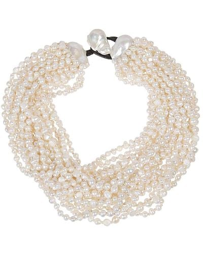 Monies Pearl Necklace - White