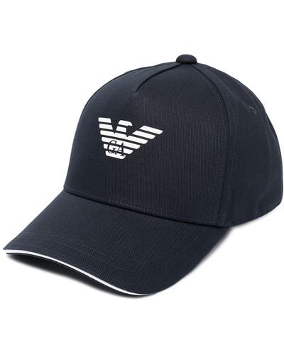 Emporio Armani Cappello da baseball con ricamo - Blu